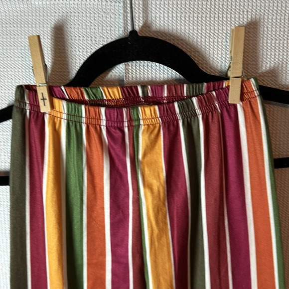 BOUTIQUE Wide Leg Flare Bell Bottom Striped Girls Pants Size 2XL (6/7) - Picture 3 of 5